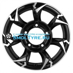 Khomen Wheels 5,5x15/5x139,7 ET5 D108,1 KHW1505 (Jimny) Black-FP