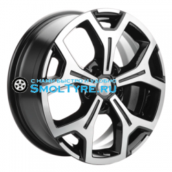 Khomen Wheels 6,5x17/5x120 ET55 D65,1 KHW1710(2) (VW Transporter) Black-FP