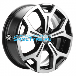 Khomen Wheels 6,5x17/5x120 ET60 D65,1 KHW1710(2) (VW Multivan) Black-FP