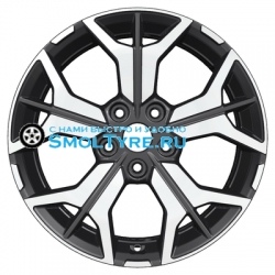Khomen Wheels 7x17/5x114,3 ET39 D60,1 KHW1715 (RAV4) Black-FP