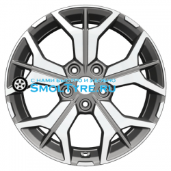 Khomen Wheels 7x17/5x114,3 ET39 D60,1 KHW1715 (RAV4) Gray-FP