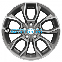 Khomen Wheels 7x17/5x114,3 ET47 D67,1 KHW1713 (SantaFe) Gray-FP