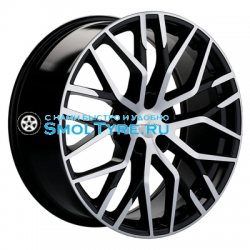 Khomen Wheels 8,5x20/5x112 ET20 D66,5 KHW2005 (Q8) Black-FP