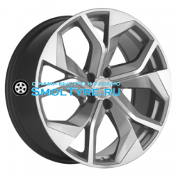 Khomen Wheels 8,5x20/5x112 ET33 D66,6 KHW2006 (Audi/VW) Brilliant Silver-FP
