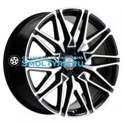 Khomen Wheels 9,5x21/5x112 ET37 D66,6 KHW2103 (X5/X6/X7 осн.) Black-FP