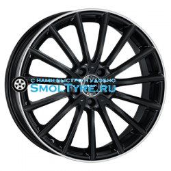 MAK 8x19/5x112 ET38 D66,6 Komet Gloss Black Mirror Ring