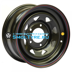 Off-Road Wheels 7x15/5x139,7 ET0 D110 УАЗ черный (треуг. мелкий)