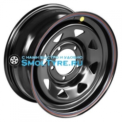 Off-Road Wheels 7x15/5x139,7 ET25 D110 УАЗ черный (треуг. мелкий)