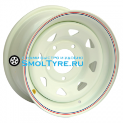 Off-Road Wheels 7x15/5x139,7 ET25 D98,5 ВАЗ Нива белый (треуг.)