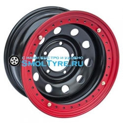 Off-Road Wheels 8x16/5x139,7 ET-24 D110 УАЗ с бедлоком (красный) черный