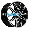 Khomen Wheels 9,5x21/5x112 ET37 D66,6 KHW2105 (X5/X6/X7осн.) Black-FP